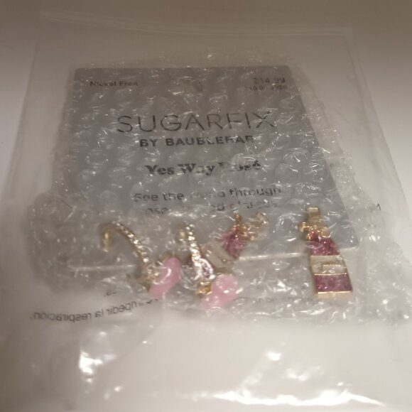 COPY - SUGARFIX BY BAUBLEBAR YES WAY ROSE EARRINGS - Picture 3 of 3